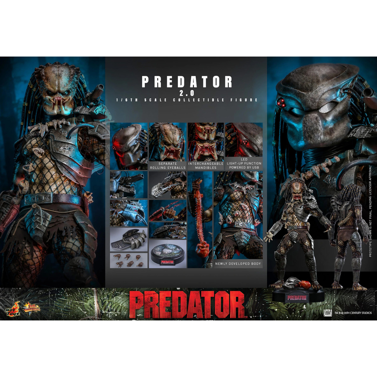 Hot Toys - Depredador 2.0 - Cazador de la jungla