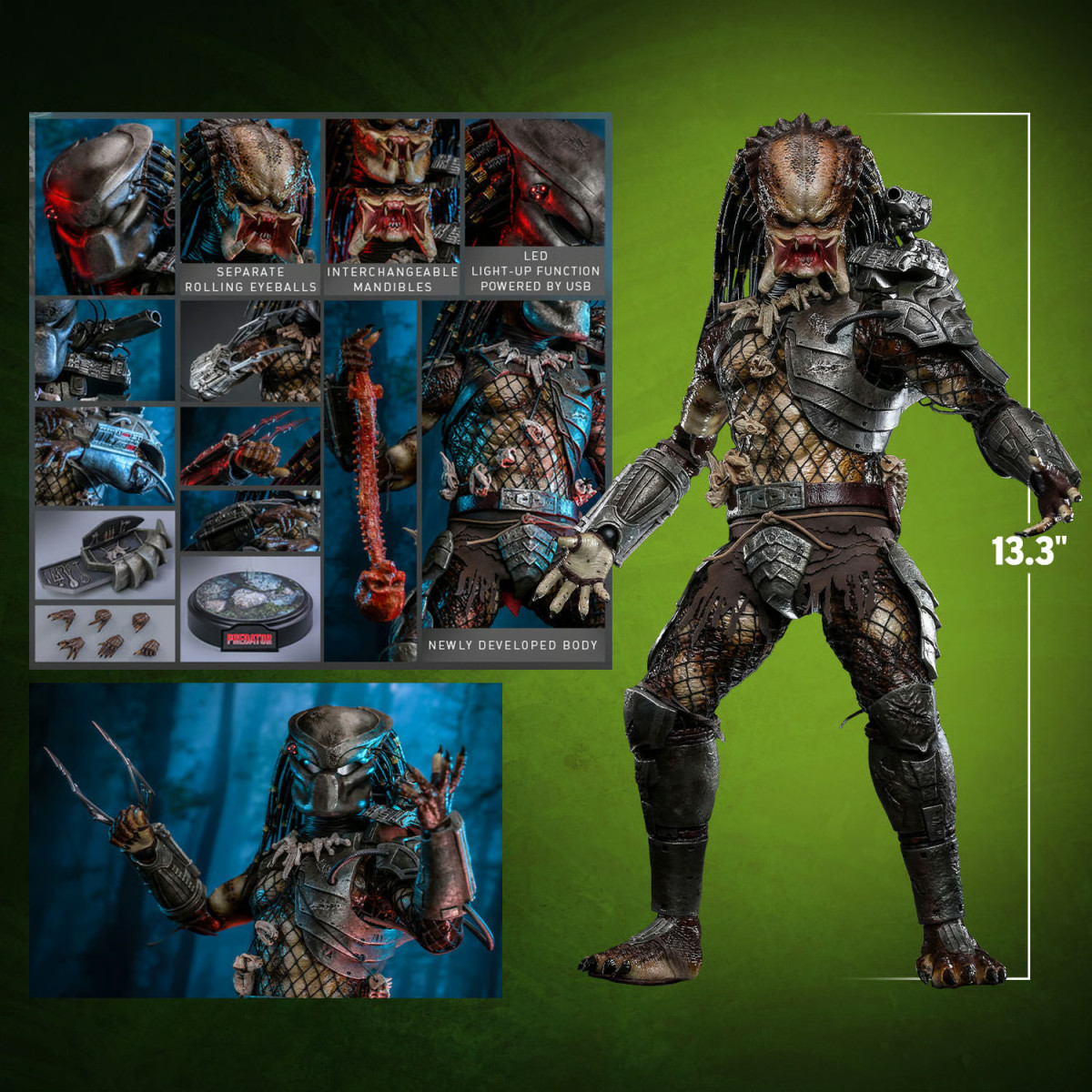 Hot Toys - Depredador 2.0 - Cazador de la jungla
