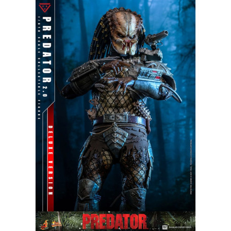 Hot Toys - Predator 2.0 Versión Deluxe - Cazador de la Jungla