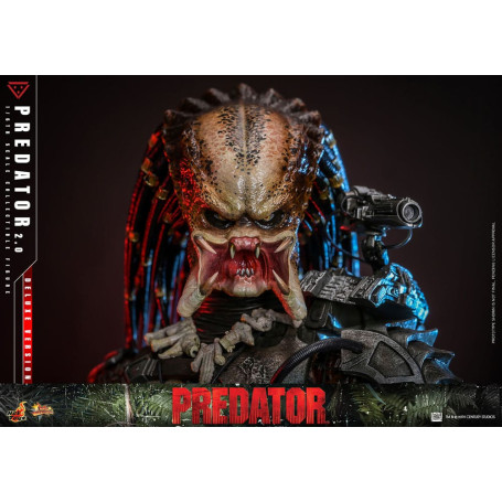 Hot Toys - Predator 2.0 Versión Deluxe - Cazador de la Jungla