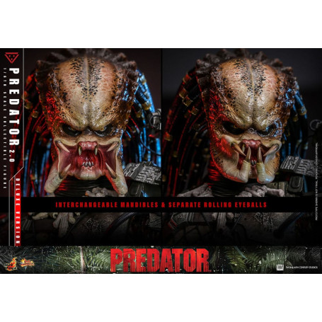 Hot Toys - Predator 2.0 Versión Deluxe - Cazador de la Jungla