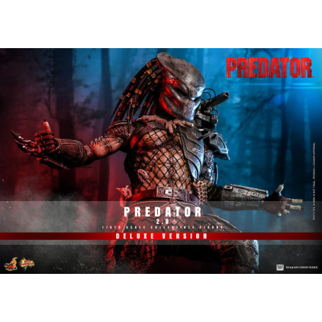 Hot Toys - Predator 2.0 Versión Deluxe - Cazador de la Jungla
