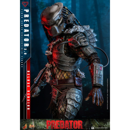 Hot Toys - Predator 2.0 Versión Deluxe - Cazador de la Jungla