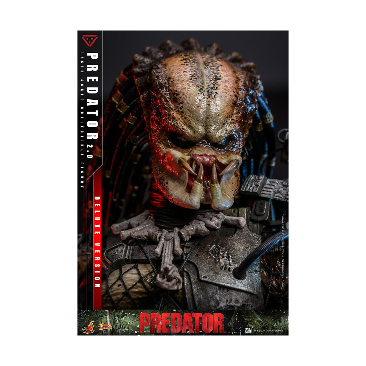 Hot Toys - Predator 2.0 Versión Deluxe - Cazador de la Jungla