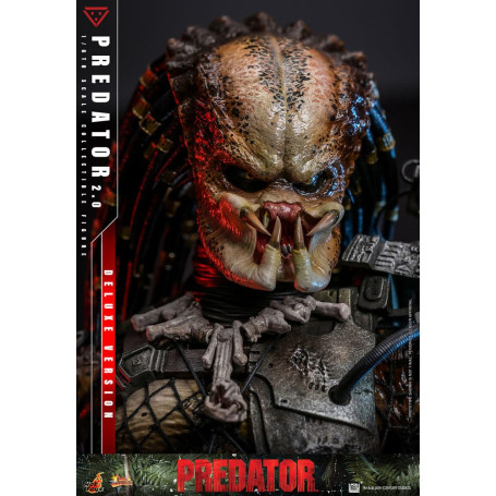 Hot Toys - Predator 2.0 Versión Deluxe - Cazador de la Jungla