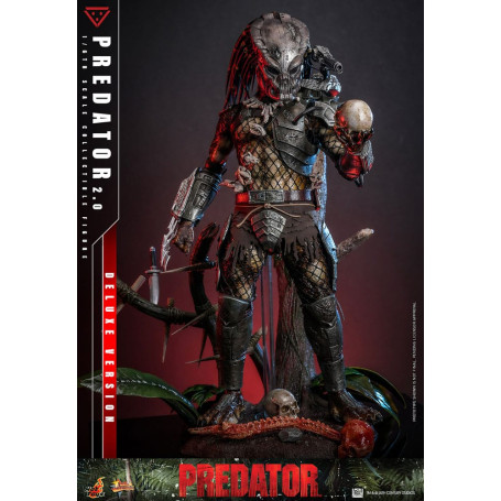 Hot Toys - Predator 2.0 Versión Deluxe - Cazador de la Jungla