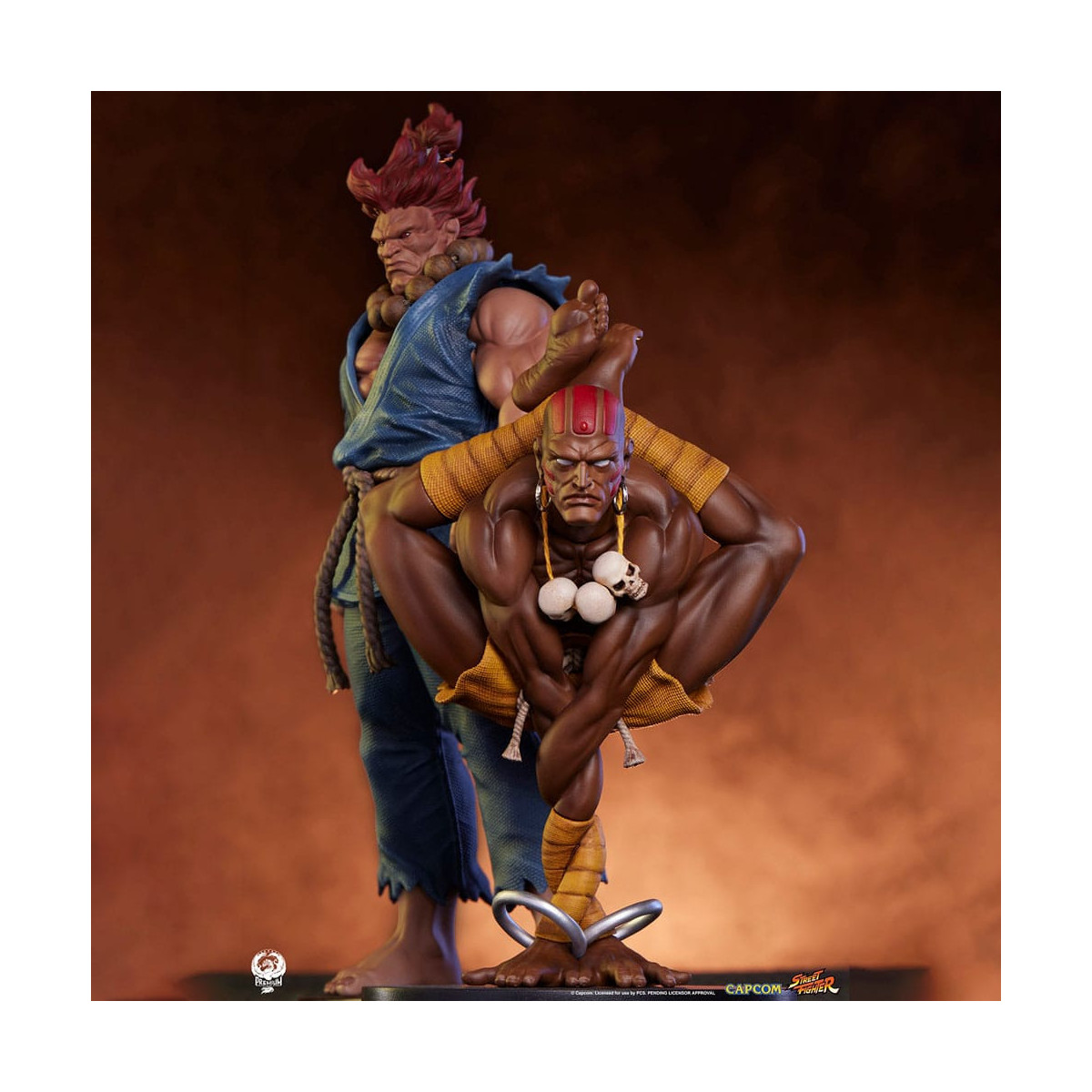 PCS - Street Fighter: Street Jam - Akuma y Dhalsim Juego de estatuas a escala 1:10