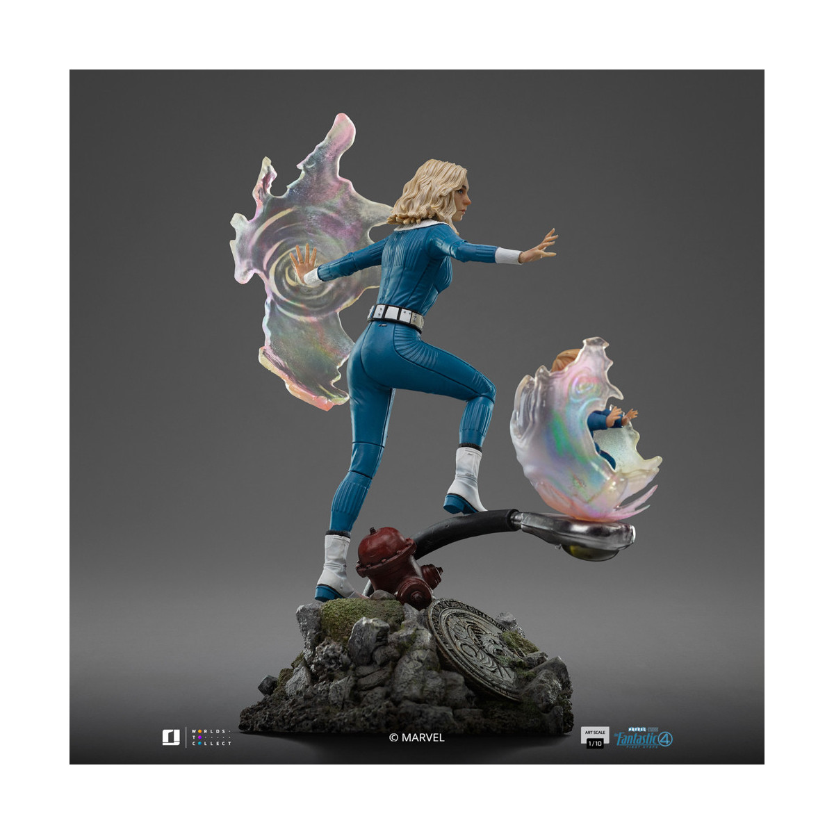 Iron Studios - Marvel Fantastic 4 - Invisible Woman Sue Storm Artes Escala 1/10