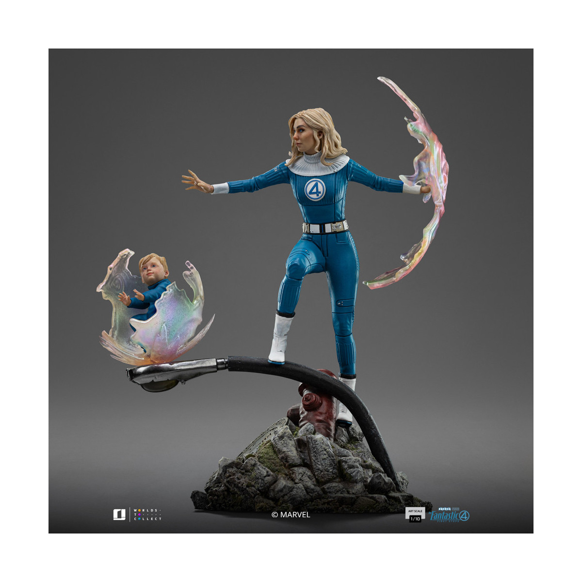 Iron Studios - Marvel Fantastic 4 - Invisible Woman Sue Storm Artes Escala 1/10