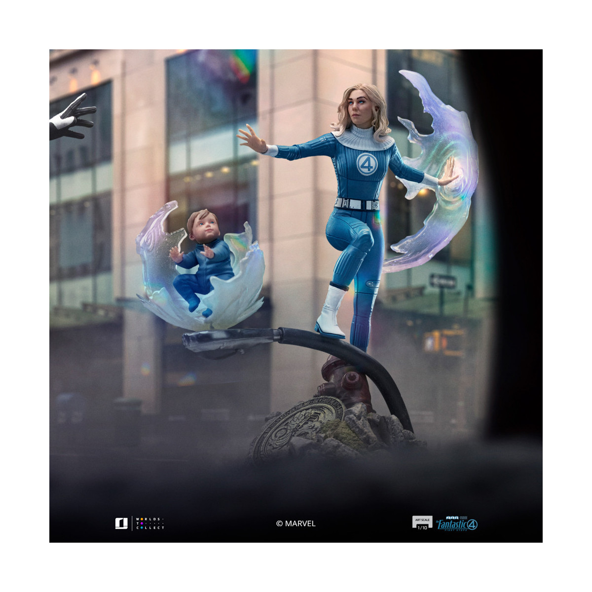 Iron Studios - Marvel Fantastic 4 - Invisible Woman Sue Storm Artes Escala 1/10