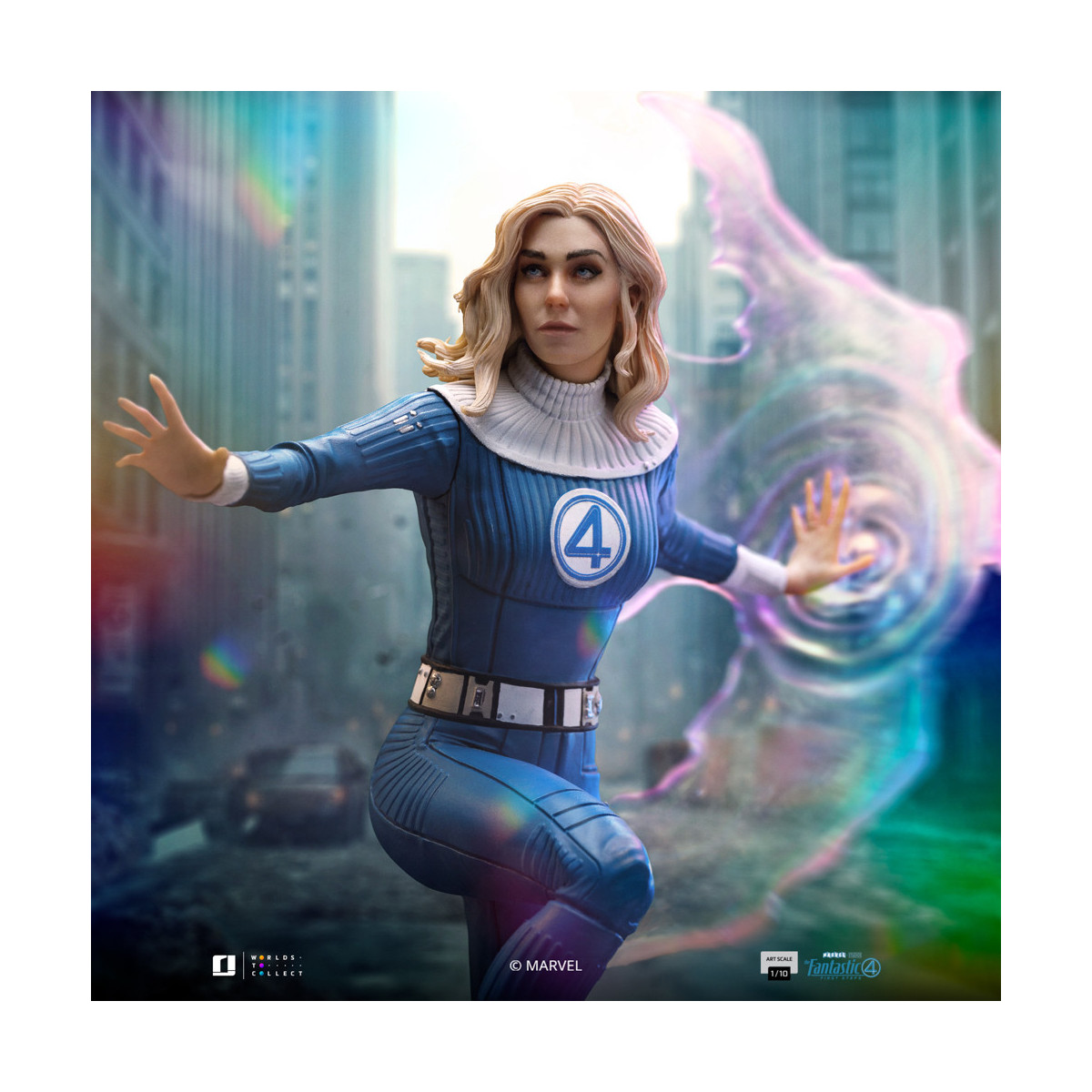 Iron Studios - Marvel Fantastic 4 - Invisible Woman Sue Storm Artes Escala 1/10