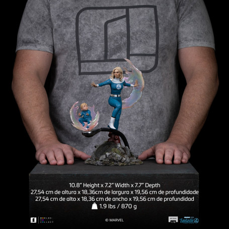 Iron Studios - Marvel Fantastic 4 - Invisible Woman Sue Storm Artes Escala 1/10