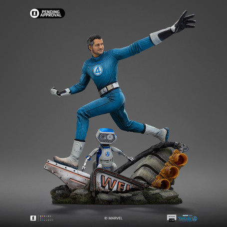 Iron Studios - Marvel Fantastic 4 - Mr. Fantastic Reed Richards Artes Escala 1/10