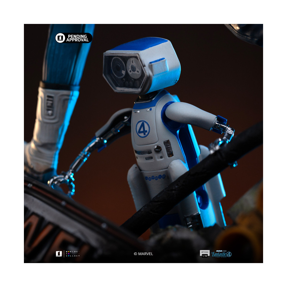 Iron Studios - Marvel Fantastic 4 - Mr. Fantastic Reed Richards Artes Escala 1/10