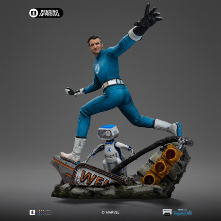 Iron Studios - Marvel Fantastic 4 - Mr. Fantastic Reed Richards Artes Escala 1/10