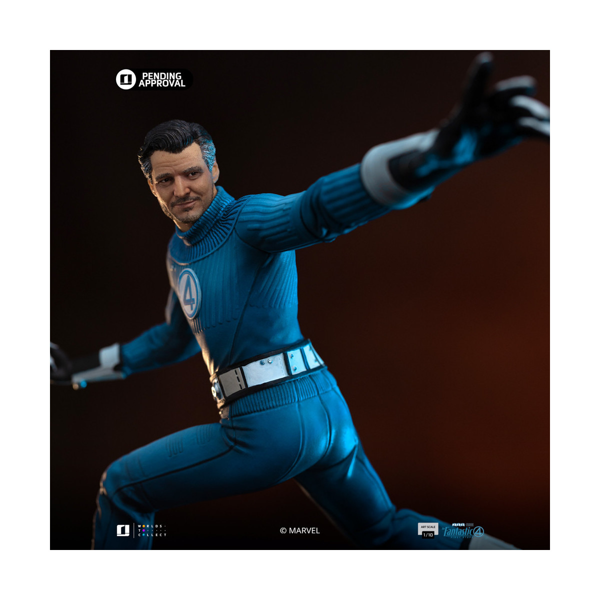 Iron Studios - Marvel Fantastic 4 - Mr. Fantastic Reed Richards Artes Escala 1/10