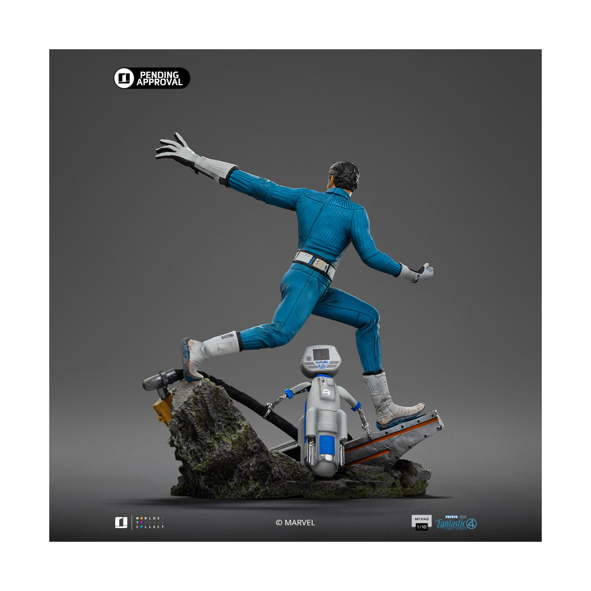 Iron Studios - Marvel Fantastic 4 - Mr. Fantastic Reed Richards Artes Escala 1/10