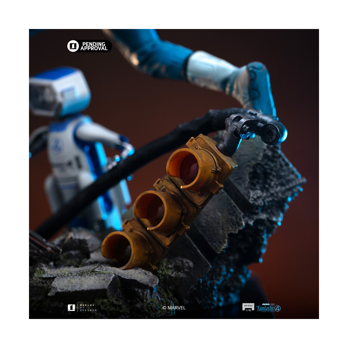 Iron Studios - Marvel Fantastic 4 - Mr. Fantastic Reed Richards Artes Escala 1/10