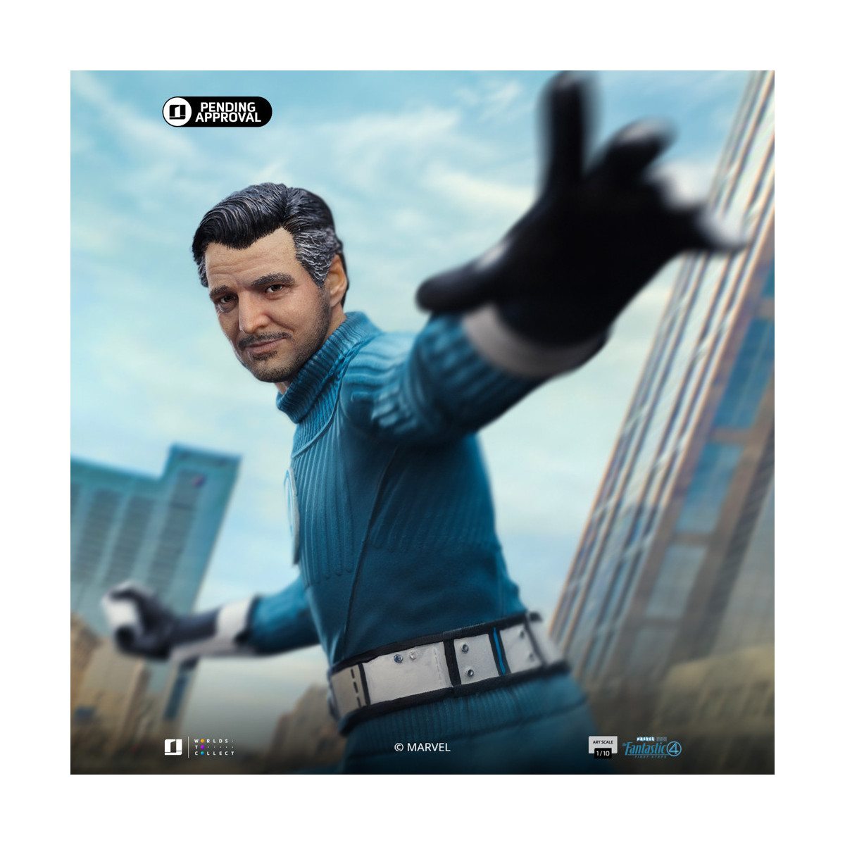 Iron Studios - Marvel Fantastic 4 - Mr. Fantastic Reed Richards Artes Escala 1/10