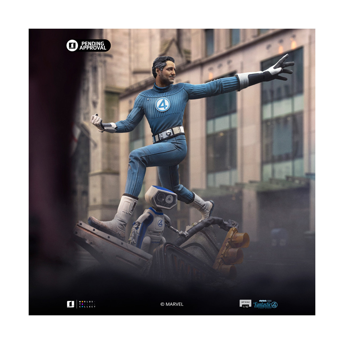 Iron Studios - Marvel Fantastic 4 - Mr. Fantastic Reed Richards Artes Escala 1/10