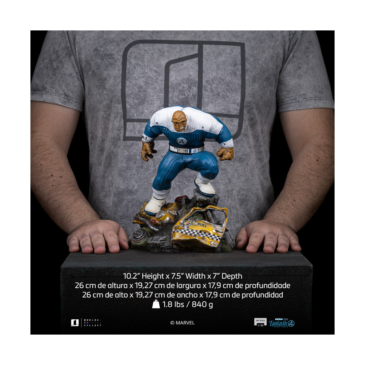 Iron Studios - Marvel Fantastic 4 - The Thing Ben Grimm Artes Escala 1/10