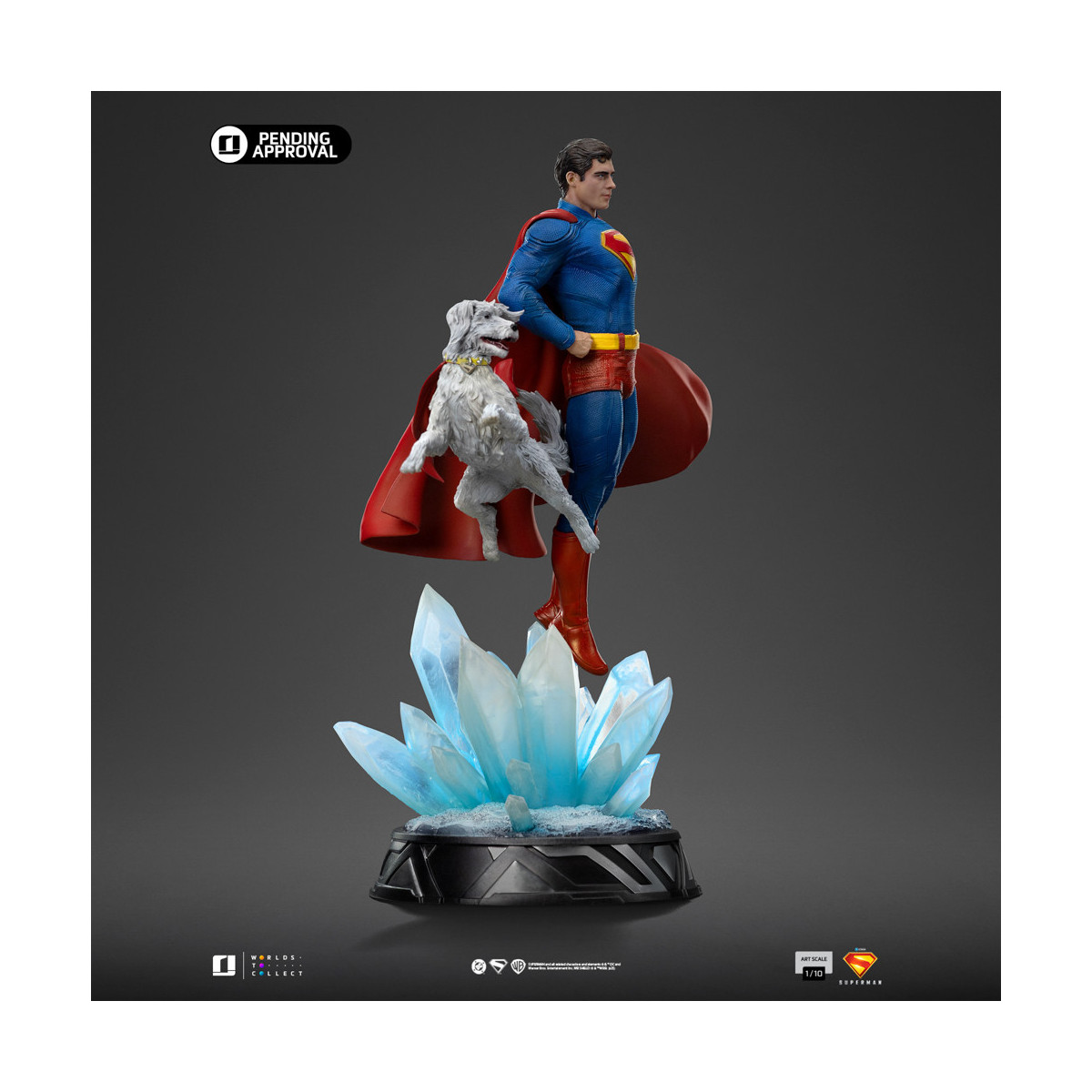Iron Studios - DCU Superman - Superman & Krypto Art Scale Art Scale 1/10