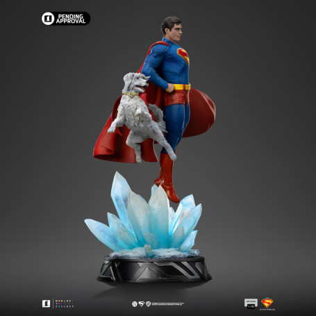 Iron Studios - DCU Superman - Superman & Krypto Art Scale Art Scale 1/10