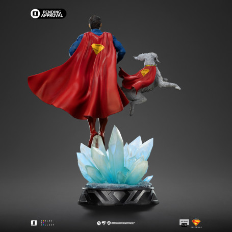 Iron Studios - DCU Superman - Superman & Krypto Art Scale Art Scale 1/10