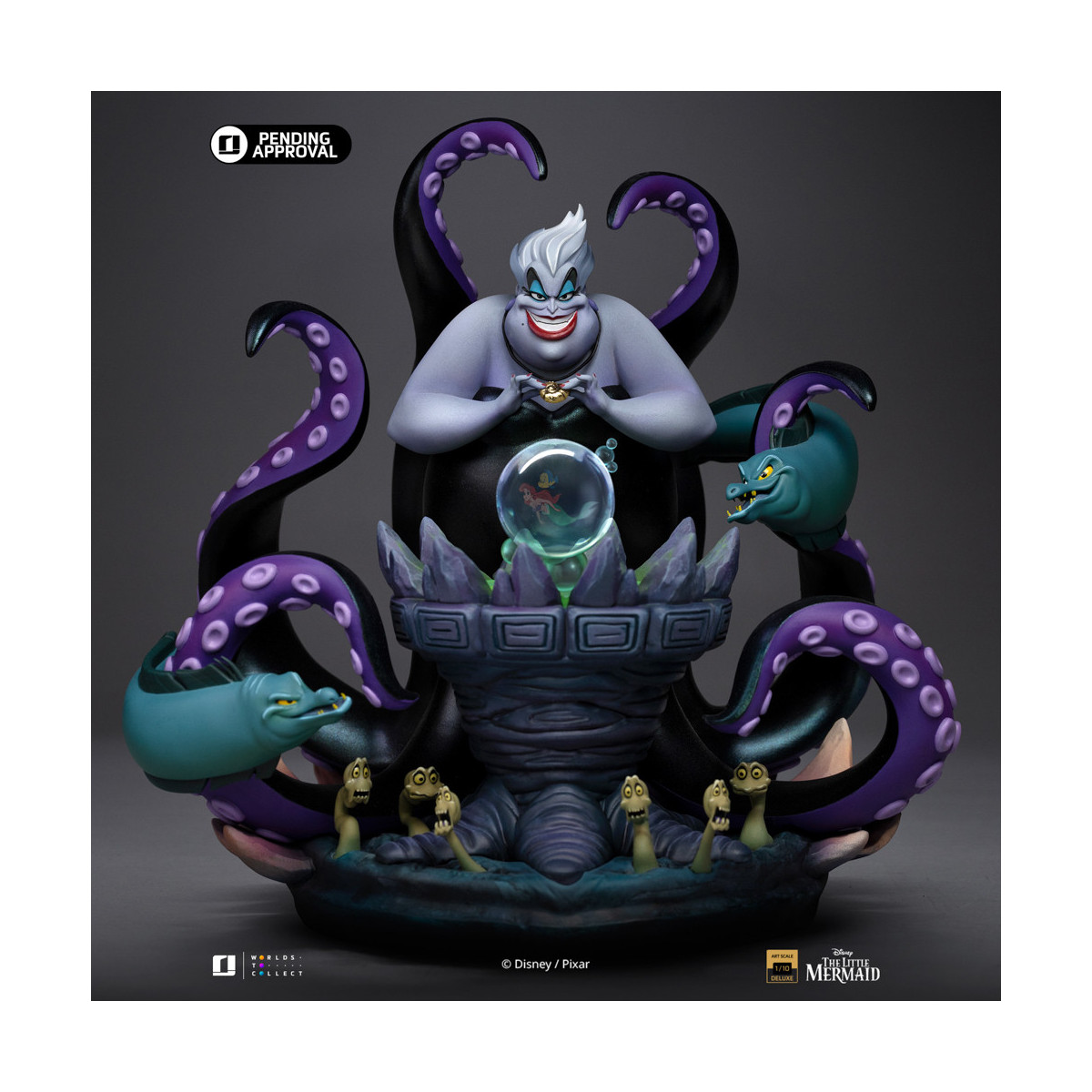 Iron Studios - Disney Villains Ursula Deluxe Art Scale 1/10 - La Sirenita
