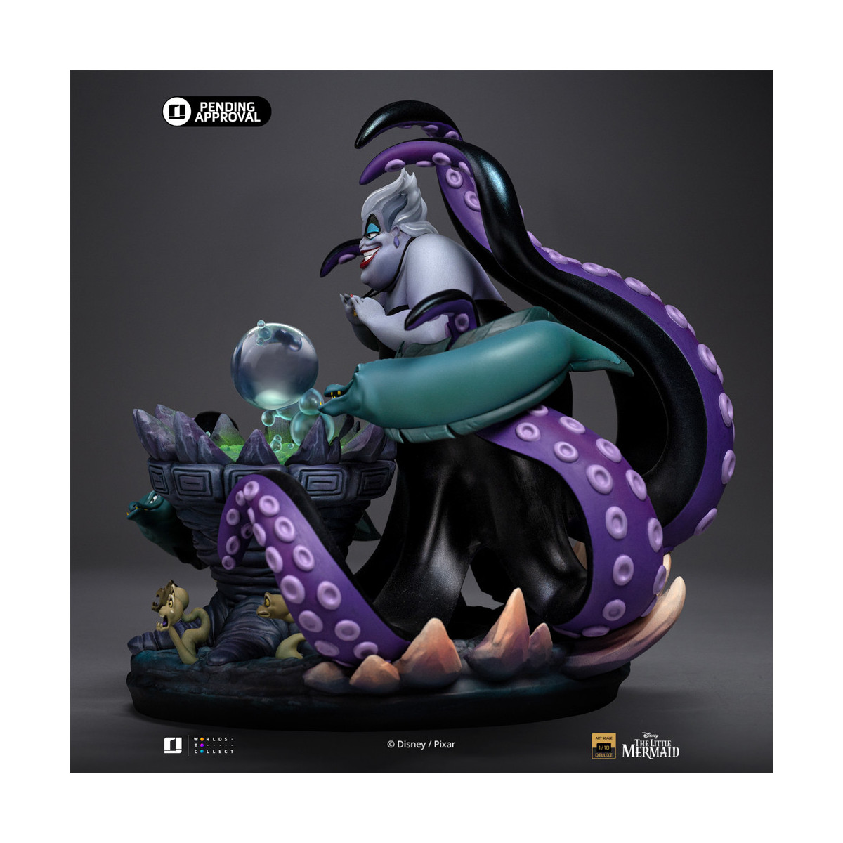 Iron Studios - Disney Villains Ursula Deluxe Art Scale 1/10 - La Sirenita