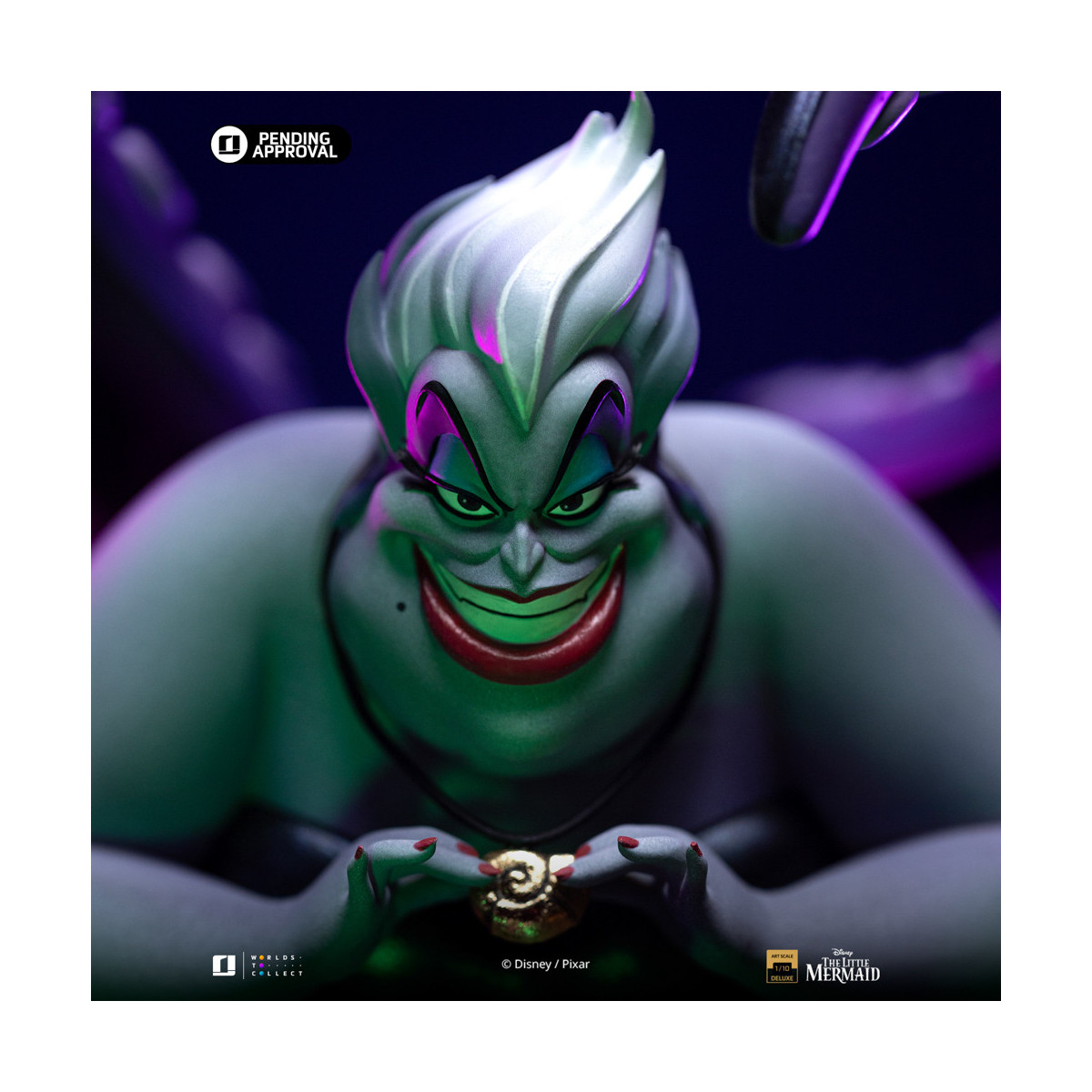 Iron Studios - Disney Villains Ursula Deluxe Art Scale 1/10 - La Sirenita