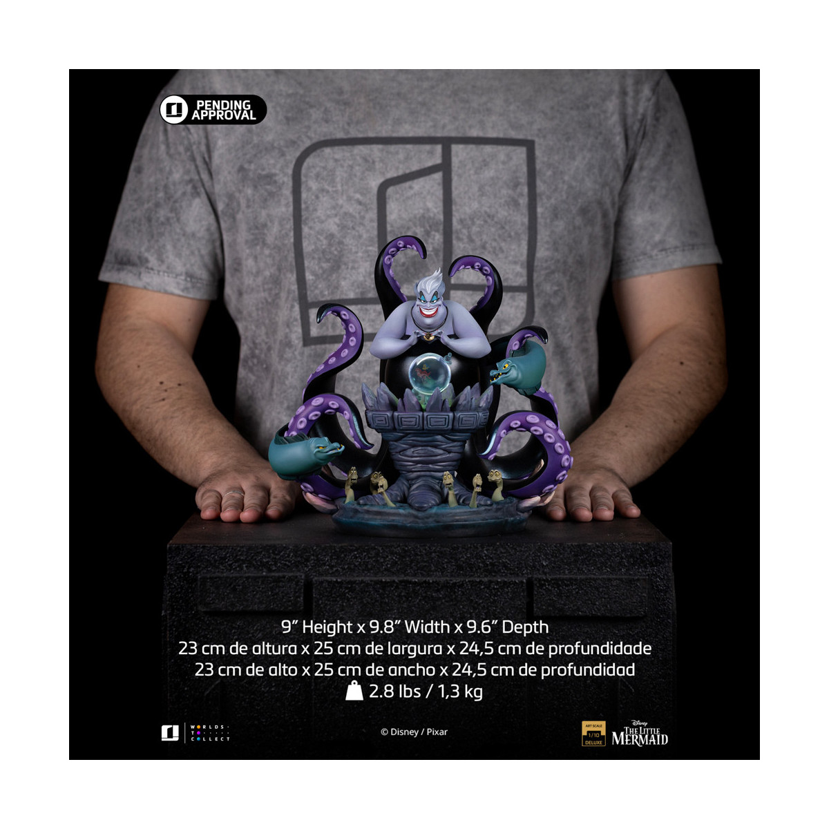 Iron Studios - Disney Villains Ursula Deluxe Art Scale 1/10 - La Sirenita