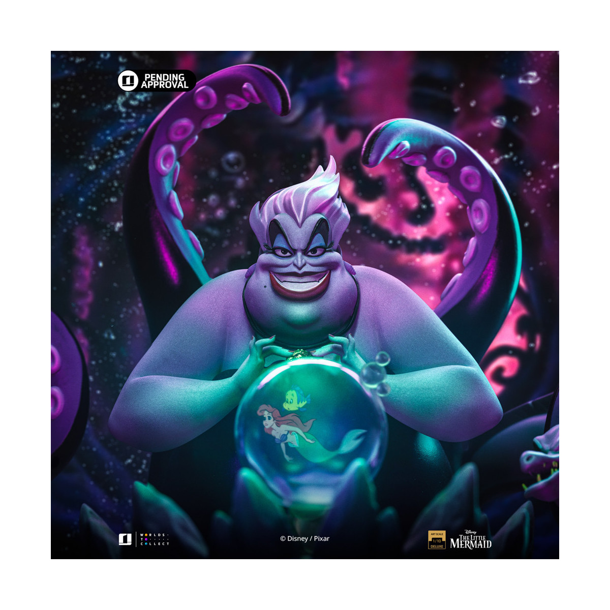 Iron Studios - Disney Villains Ursula Deluxe Art Scale 1/10 - La Sirenita