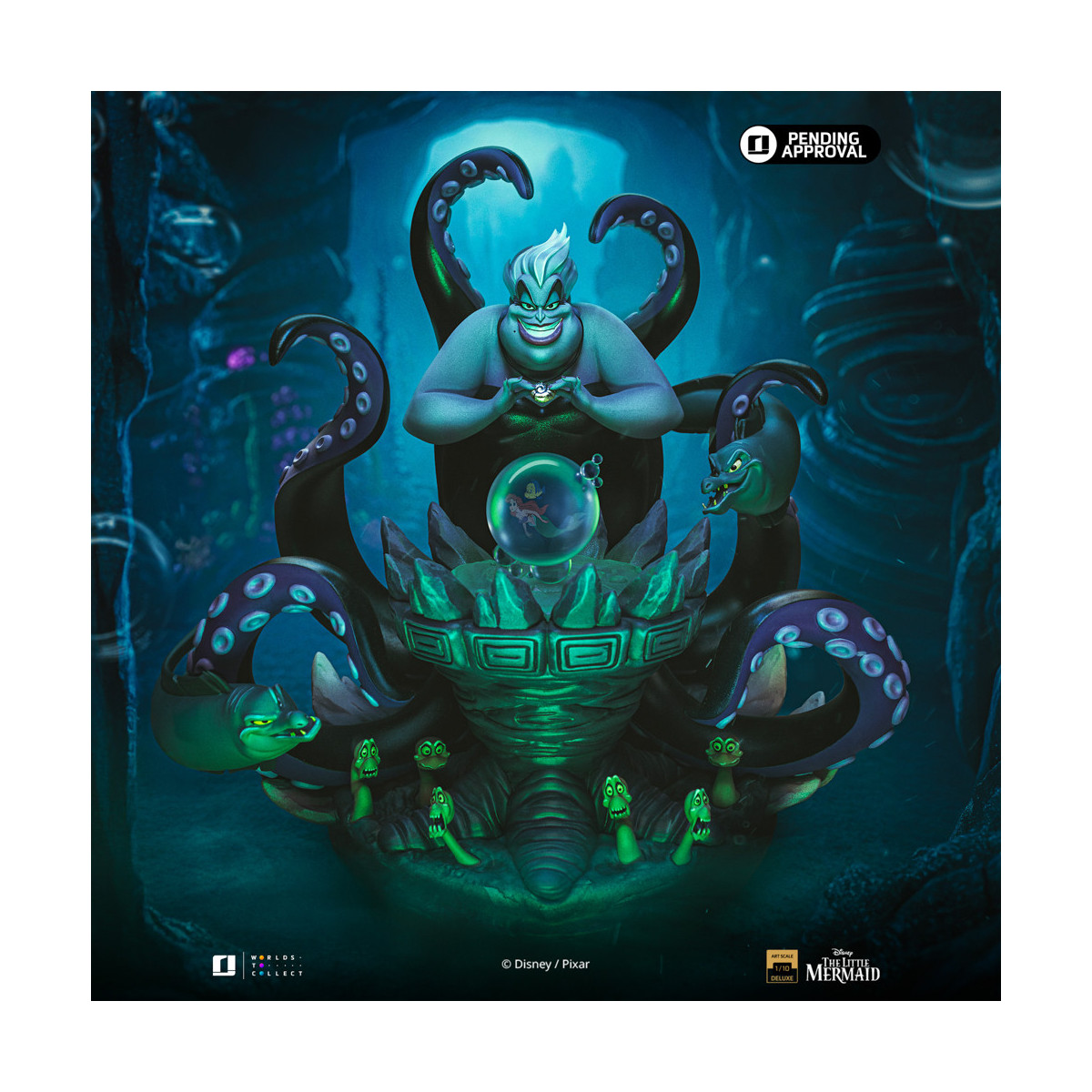 Iron Studios - Disney Villains Ursula Deluxe Art Scale 1/10 - La Sirenita