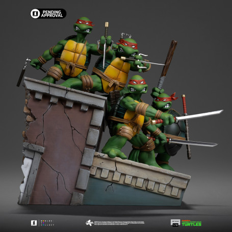 Iron Studios - TMNT 1st Cover Set - Teenage Mutant Ninja Turtles Art Scale 1/10