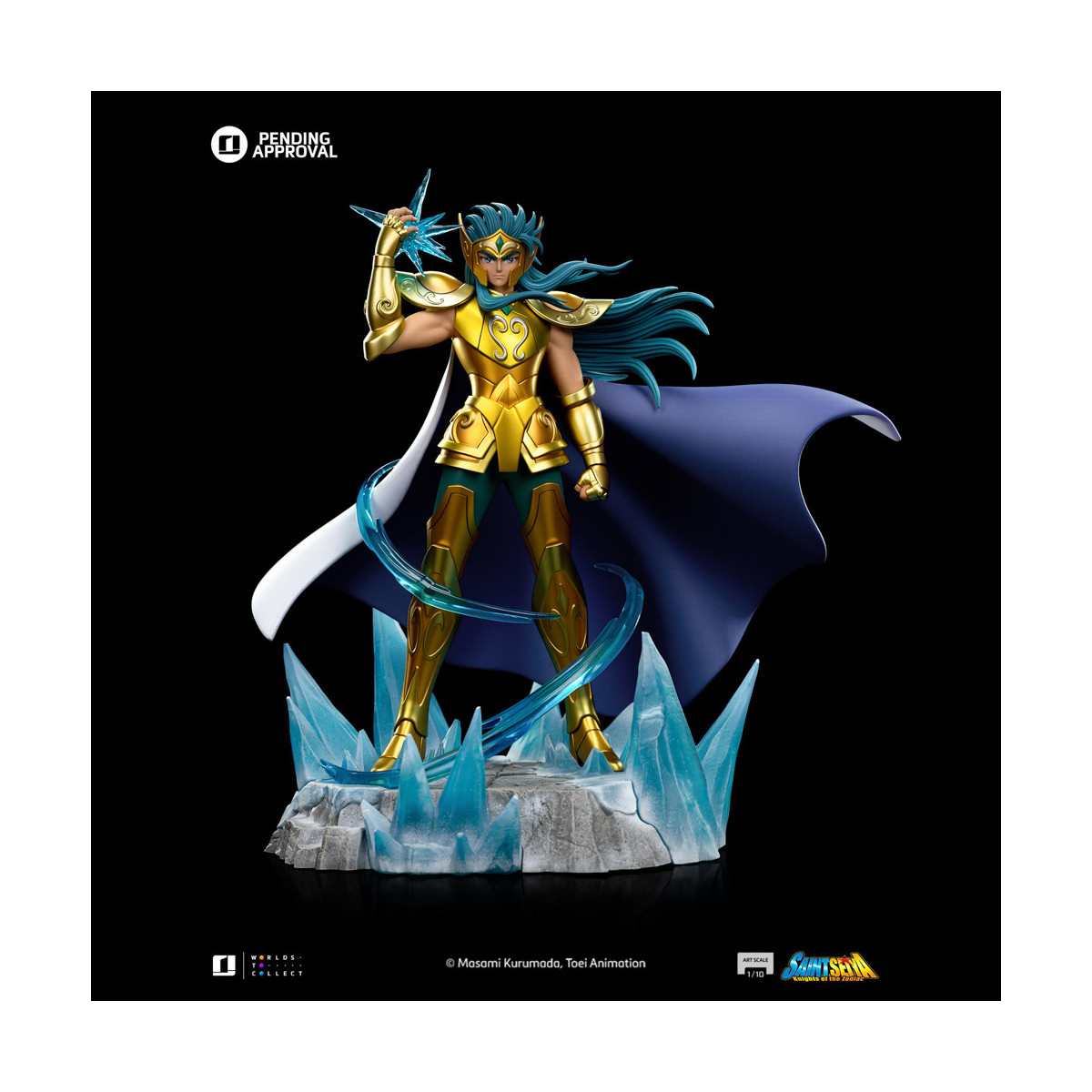 Iron Studios - Saint Seiya - Aquarius Camus Deluxe Art Escala 1/10 - Caballeros del Zodiaco