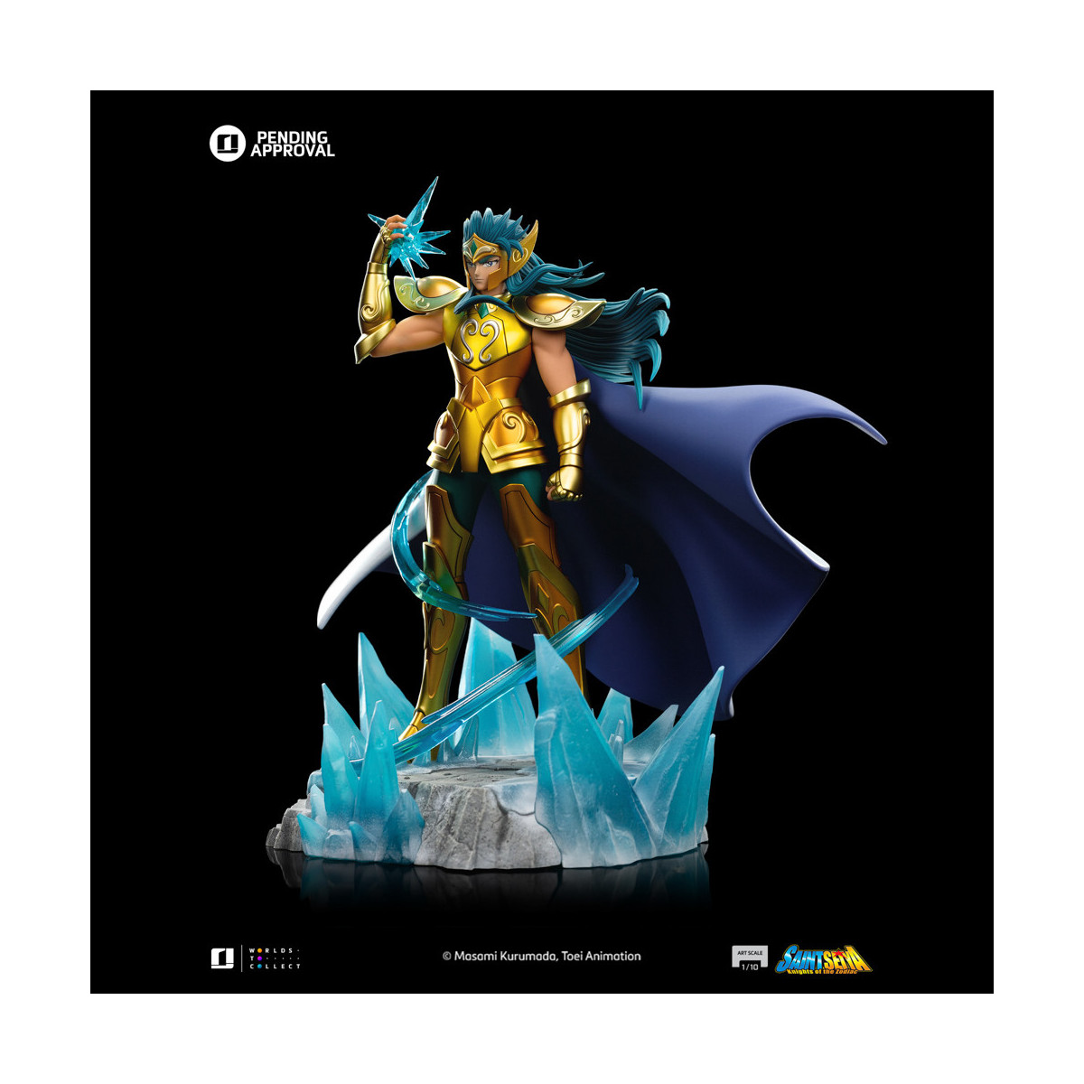 Iron Studios - Saint Seiya - Aquarius Camus Deluxe Art Escala 1/10 - Caballeros del Zodiaco