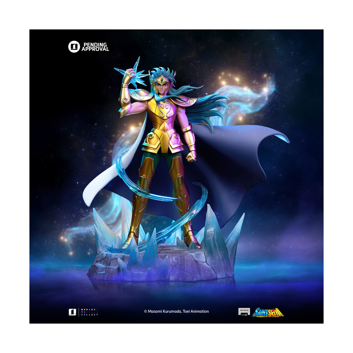 Iron Studios - Saint Seiya - Aquarius Camus Deluxe Art Escala 1/10 - Caballeros del Zodiaco