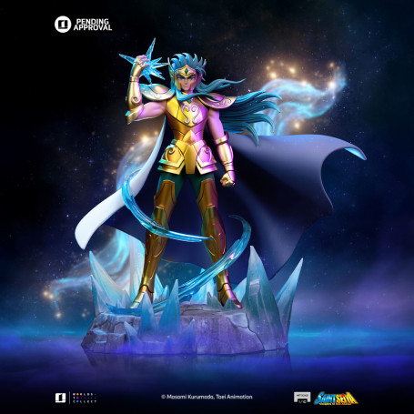 Iron Studios - Saint Seiya - Aquarius Camus Deluxe Art Escala 1/10 - Caballeros del Zodiaco