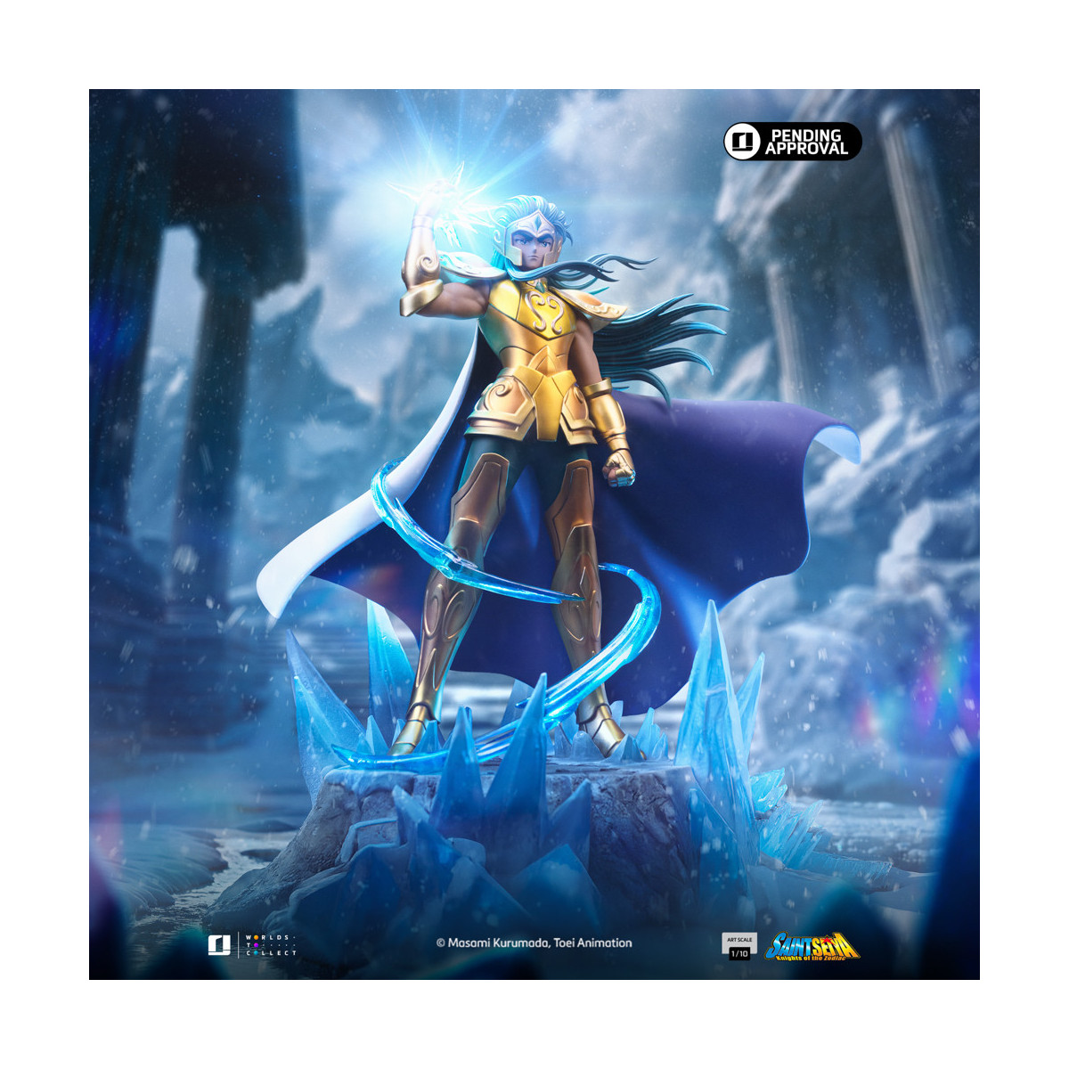 Iron Studios - Saint Seiya - Aquarius Camus Deluxe Art Escala 1/10 - Caballeros del Zodiaco