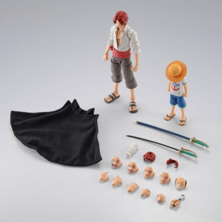 Tamashii Bandai One Piece - Shanks y Monkey.D.Luffy - Infancia - S.H. Figuarts SHF