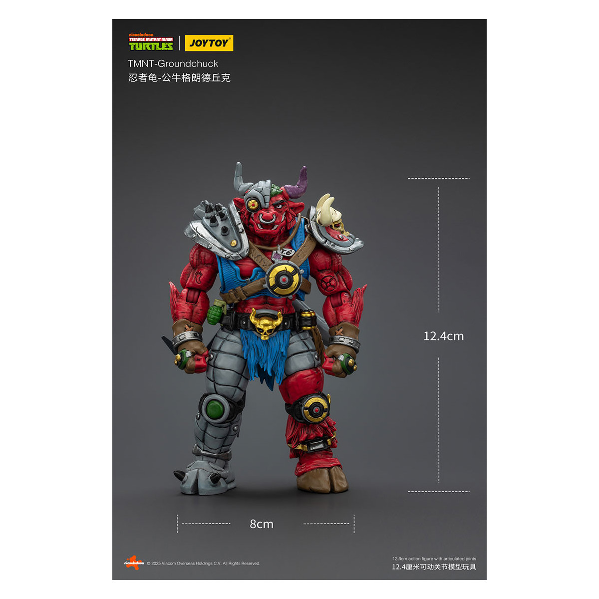 JoyToy TMNT - Groundchuck - Teenage Mutant Ninja Turtles 1/18
