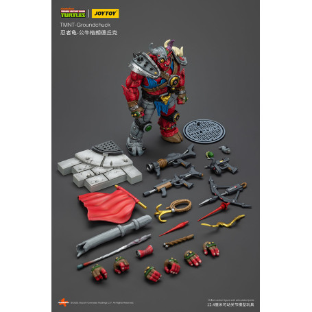 JoyToy TMNT - Groundchuck - Teenage Mutant Ninja Turtles 1/18