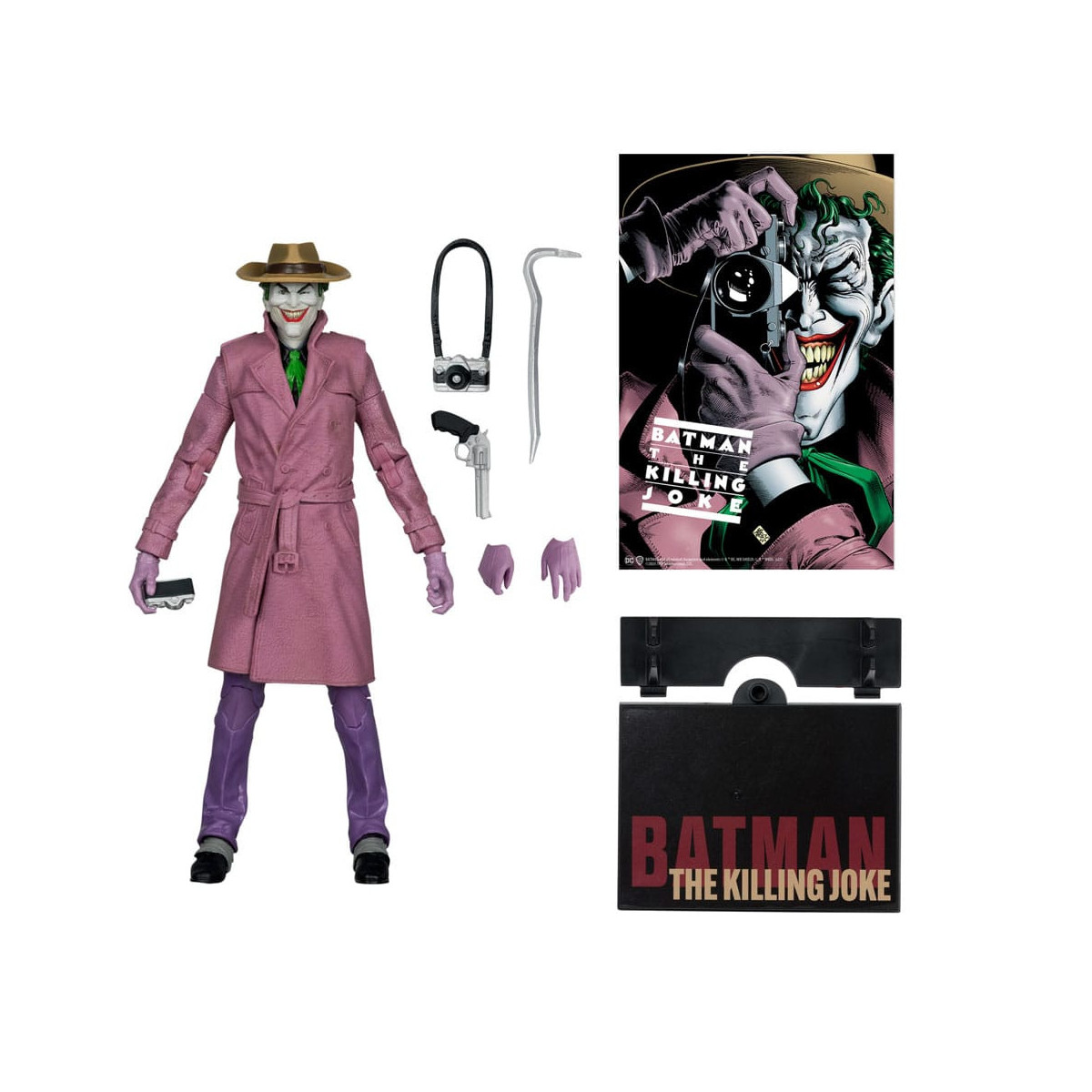 Mc Farlane - DC Multiverse - Portada Recreaciones The Joker (Batman: The Killing Joke) Gold Label