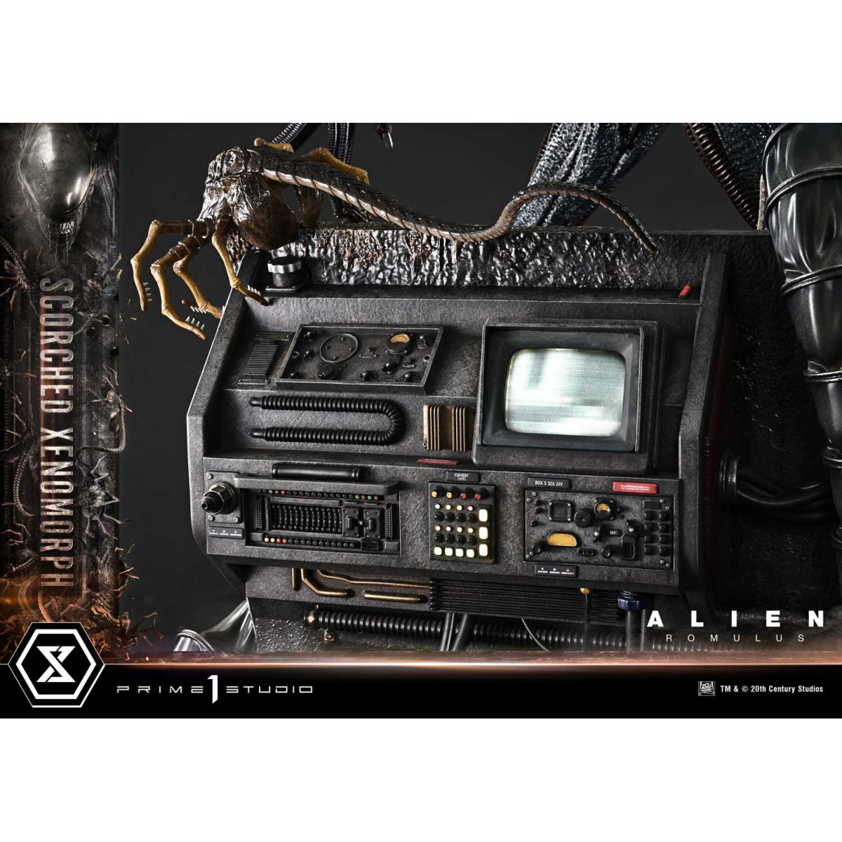 Prime 1 Studio - Scorched Xenomorph DX Bonus Version 1/3 - Alien: Romulus Museum Masterline XL