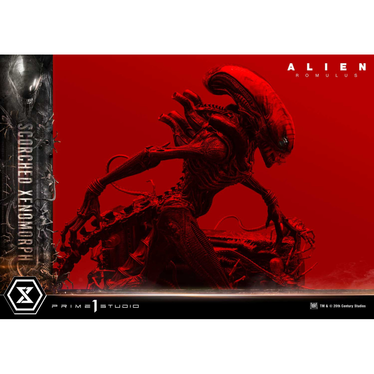 Prime 1 Studio - Scorched Xenomorph DX Bonus Version 1/3 - Alien: Romulus Museum Masterline XL
