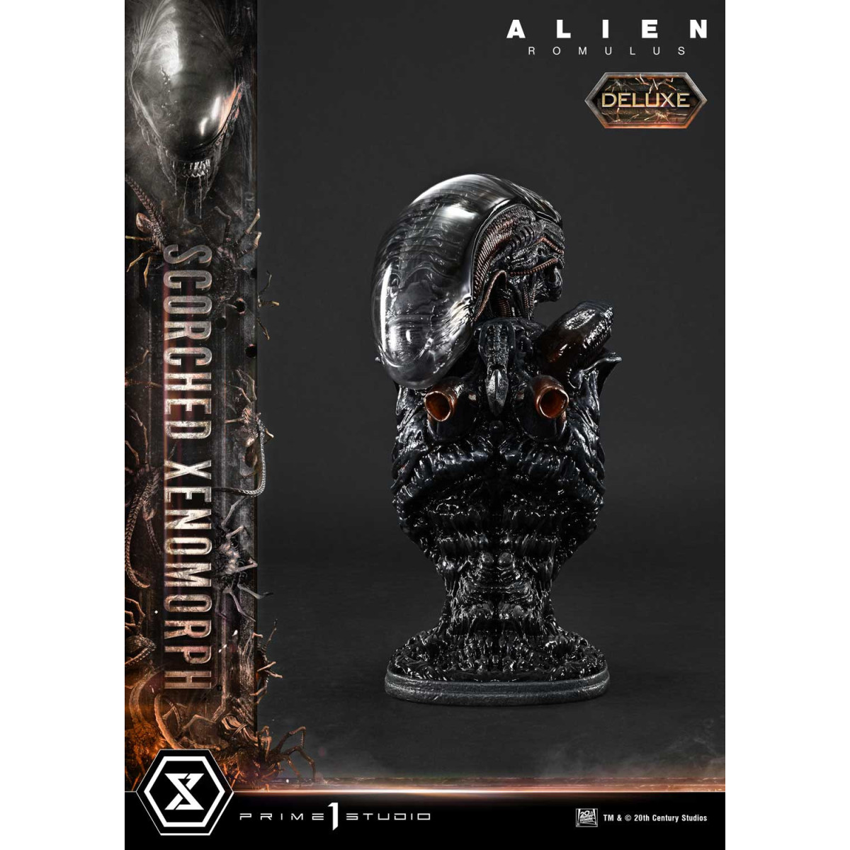 Prime 1 Studio - Scorched Xenomorph DX Bonus Version 1/3 - Alien: Romulus Museum Masterline XL