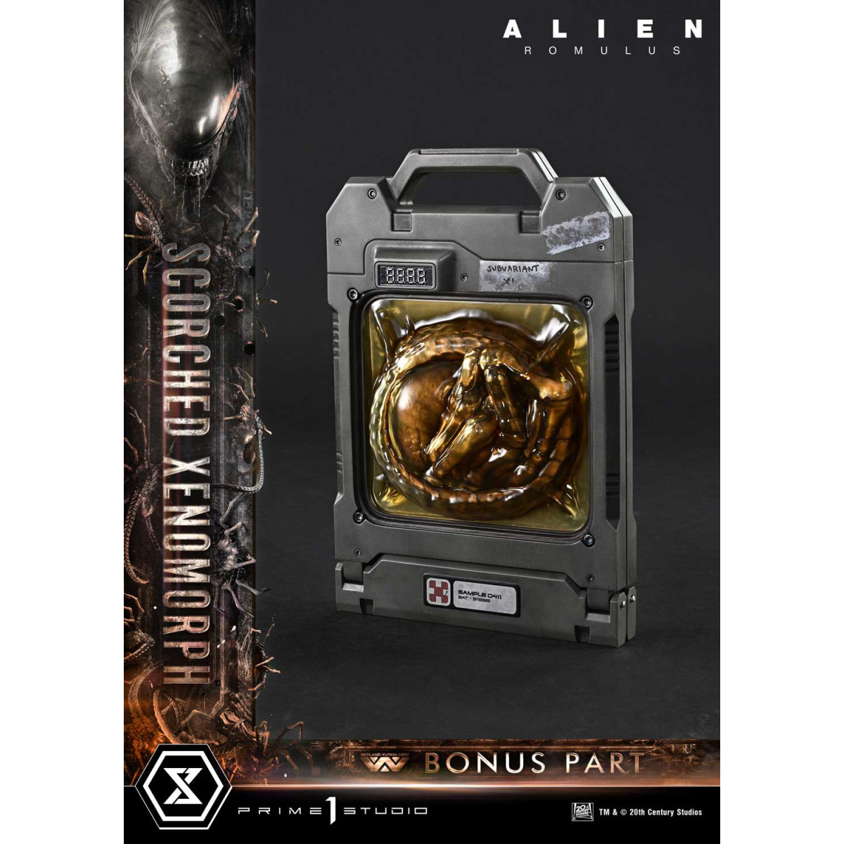 Prime 1 Studio - Scorched Xenomorph DX Bonus Version 1/3 - Alien: Romulus Museum Masterline XL