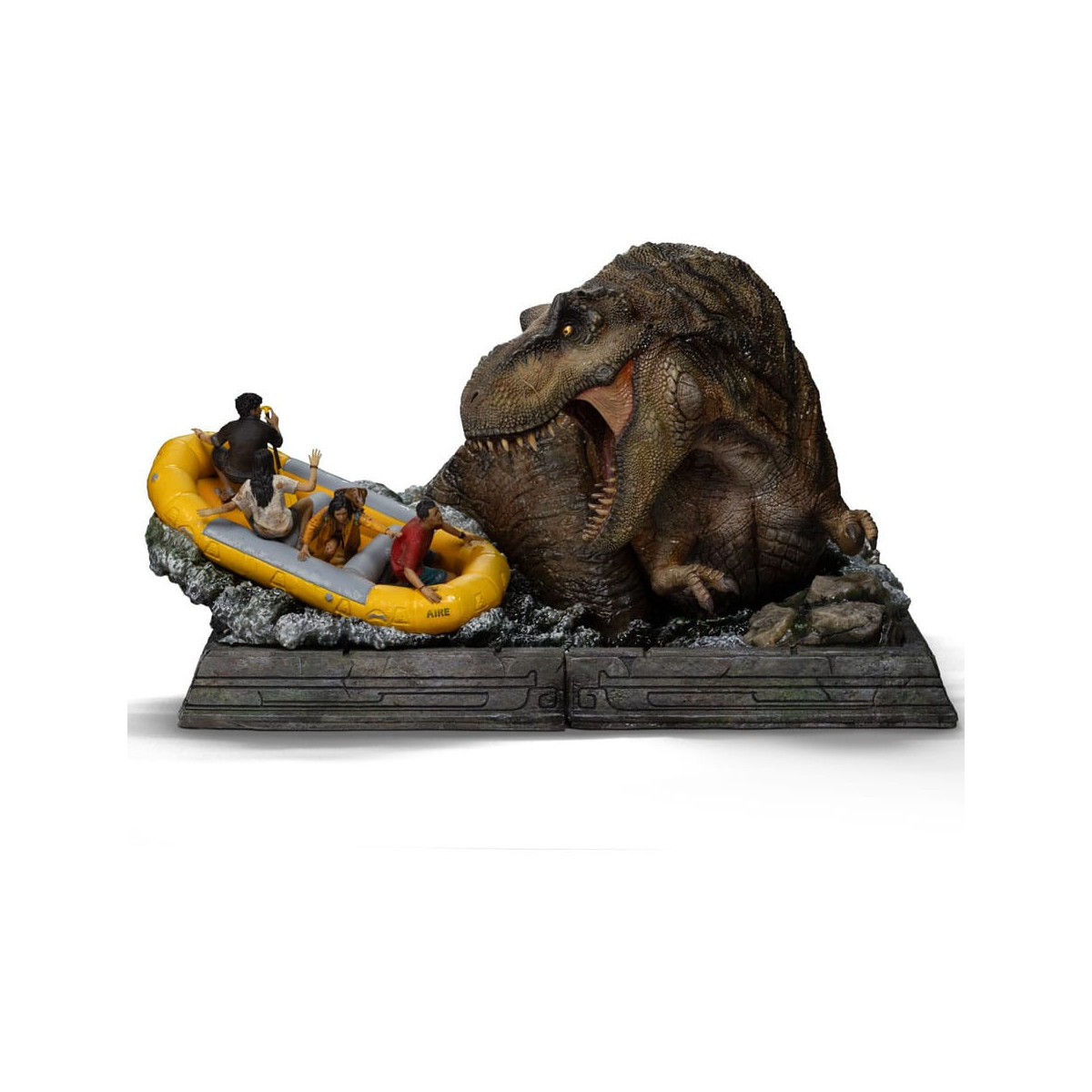 Iron Studios - Jurassic World: Rebirth Demi Art Escala T-Rex Ataque al Río 1/20