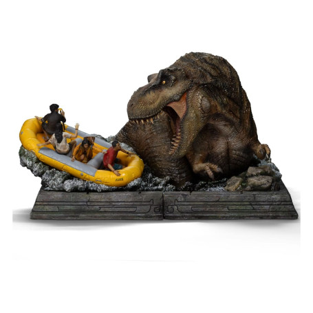 Iron Studios - Jurassic World: Rebirth Demi Art Escala T-Rex Ataque al Río 1/20